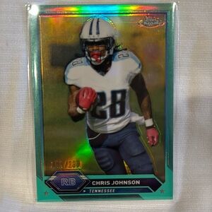 🔥 2024 Chris Johnson Topps Chrome Composite 155/199 Hologram